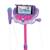 Microphone k-pop academy sur pied ajustable lumineux avec enceinte, 2 micros et effets vocaux, fonction bluetooth Purple/blue/pink 6 - vertbaudet enfant 