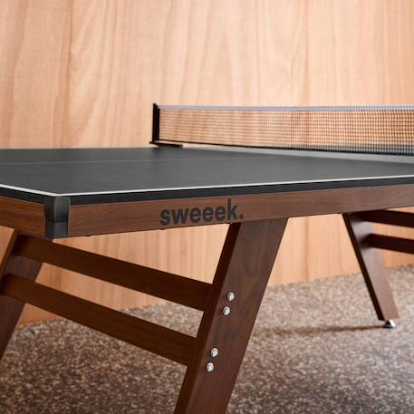 Table de ping pong intérieur deluxe avec 2 raquettes et 3 balles Gris+Kaki 6 - vertbaudet enfant 