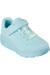 Baskets enfant fille légère souple Blanc+Bleu turquoise 11 - vertbaudet enfant 