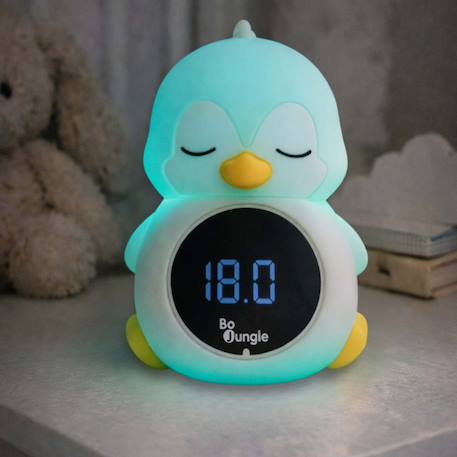 Thermomètre de bain et chambre digital 3 en 1 avec veilleuse pingouin Blanc 4 - vertbaudet enfant 