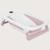 Baignoire pliable bébé babybubble avec thermomètre et 2 hauteurs réglables Grey ash+Pink mist 10 - vertbaudet enfant 