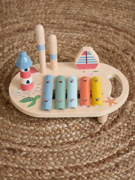 Table musicale en bois avec xylophone Océan+Printemps 1 - vertbaudet enfant 