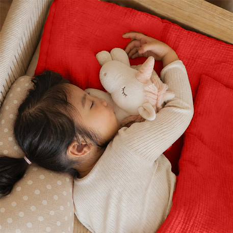 Sac de couchage enfant en coton bio Blanc+Fraise+Honey+Rose+Vert 8 - vertbaudet enfant 