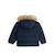 Doudoune enfant imperméable doublée sherpa avec capuche louis Bleu 3 - vertbaudet enfant 
