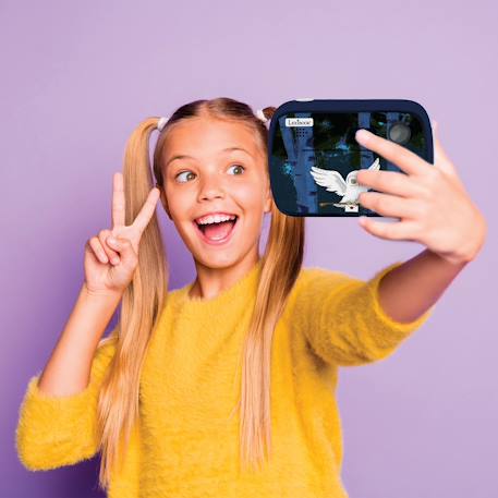 Starcam® print hedwige, pack appareil photo numérique hd avec imprimante instantanée, flash mémoire intégrée et kit de personnalisation des photos BLEU 6 - vertbaudet enfant 