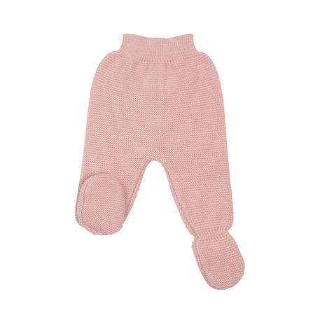 Pantalon en maille - layette naissance Moutarde+Rose nude+Vert olive 4 - vertbaudet enfant 