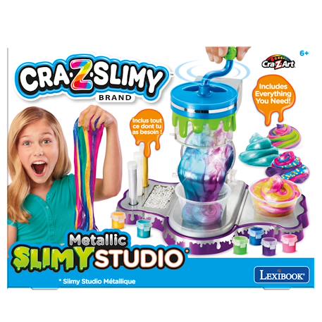 Kit pour atelier de slime couleurs métalliques White and blue 5 - vertbaudet enfant 