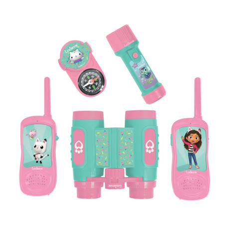 Kit d’aventurier avec talkies-walkies gabby et la maison magique ROSE 1 - vertbaudet enfant 