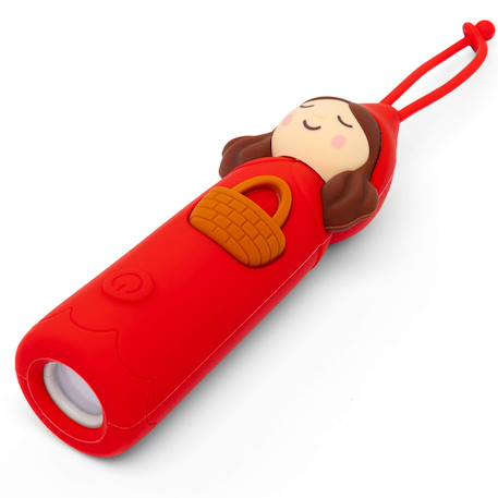 Lampe torche led enfant rechargeable contes de fées Bleu+Gris+Jaune+Rouge 23 - vertbaudet enfant 