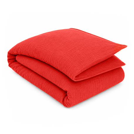 Housse d'edredon en coton bio Blanc+Fraise+Honey+Rose+Vert+Vichy 7 - vertbaudet enfant 