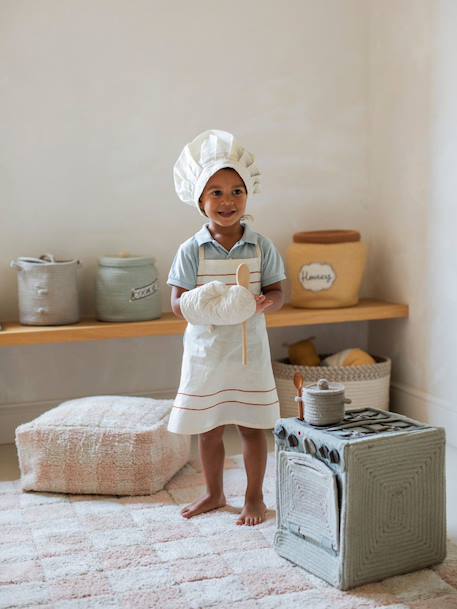 Panier de jeu kitchen Bleu sauge, gris clair, gris foncé, naturel 6 - vertbaudet enfant 