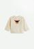Sweat-shirt bébé en sherpa grace Vanille 1 - vertbaudet enfant 