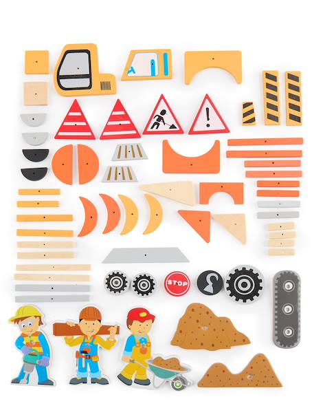 Jeu de clouage en bois avec liège Chantier+Ferme+Monde des fées+Monde des licornes 4 - vertbaudet enfant 