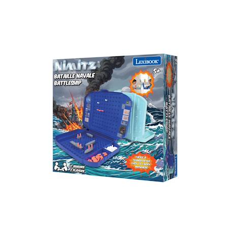Jeu de bataille navale compact pour deux joueurs Bleu 5 - vertbaudet enfant 