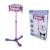 Microphone kuromi sur pied ajustable lumineux avec enceinte, 2 micros et effets vocaux, fonction bluetooth Violet 1 - vertbaudet enfant 