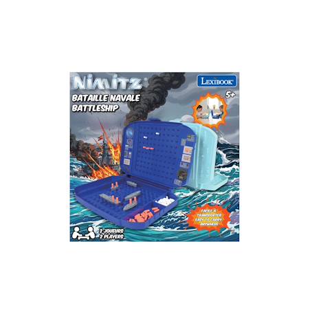 Jeu de bataille navale compact pour deux joueurs Bleu 3 - vertbaudet enfant 