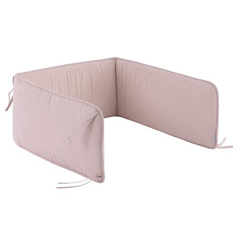 Jeu de literie pour lit bébé Beige+Rose 7 - vertbaudet enfant 