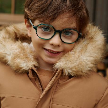 Parka enfant imperméable doublé sherpa avec capuche matis Marron 6 - vertbaudet enfant 
