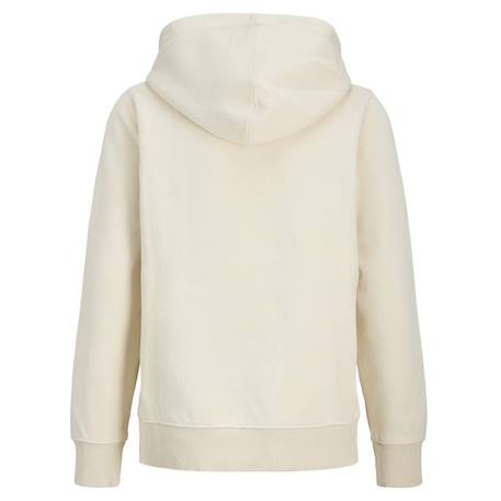 Sweat à capuche garçon wood Écru+Noir 3 - vertbaudet enfant 