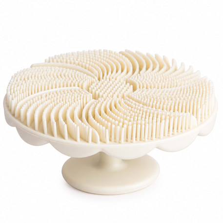 Brosse de massage cuir chevelu bébé en silicone dune Écru 4 - vertbaudet enfant 