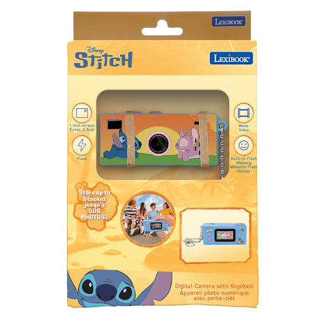 Appareil photo numérique miniature porte-clés stitch avec mémoire flash intégrée BLEU 5 - vertbaudet enfant 
