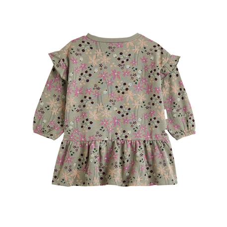Robe enfant en molleton misti Kaki 3 - vertbaudet enfant 