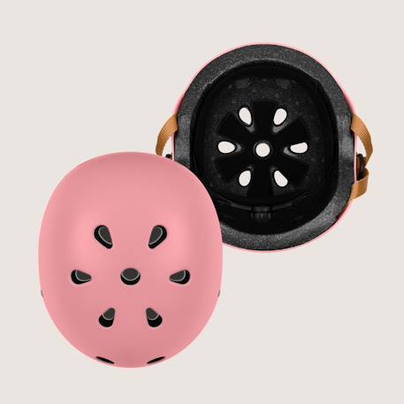 Casque de vélo enfant personnalisable 50-56 cm Beige sand+Blue sky+Green sage+Pink rose 23 - vertbaudet enfant 