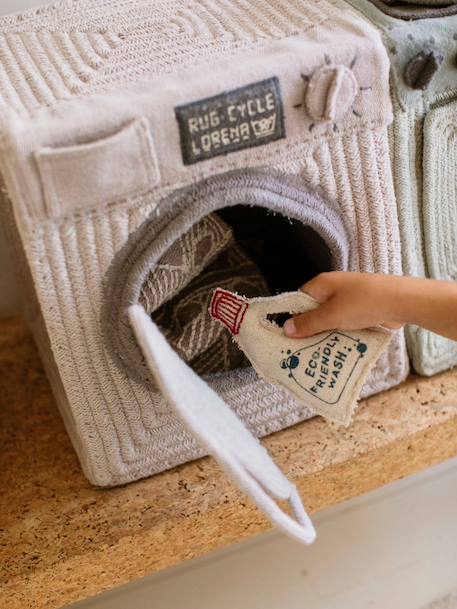 Panier de jeu machine à laver Gris perle, bleu sauge, gris foncé 3 - vertbaudet enfant 
