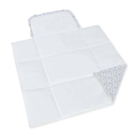 Tapis à langer nomade pliable imperméable maison tender Bleu+Rose 2 - vertbaudet enfant 