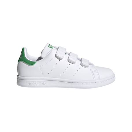 Baskets enfant en cuir Blanc uni+Blanc, vert 11 - vertbaudet enfant 