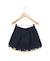 Jupe courte 100% coton fille Indigo 2 - vertbaudet enfant 