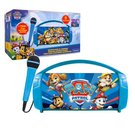 Enceinte bluetooth® sans-fil lumineuse avec micro pat patrouille BLEU 1 - vertbaudet enfant 