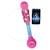 Microphone hello kitty avec tube lumineux, enceinte (entrée auxiliaire), mélodies et effets sonores ROSE 3 - vertbaudet enfant 