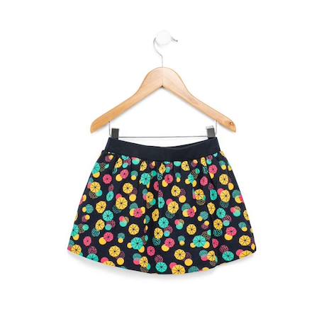 Jupe courte 100% coton fille Indigo 5 - vertbaudet enfant 