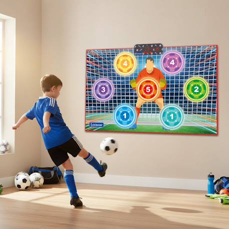 Tapis de tir football avec cibles lumineuses Blue and green 3 - vertbaudet enfant 
