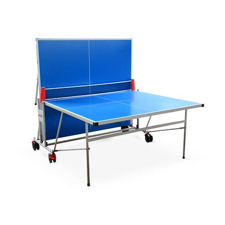 Table de ping pong outdoor, avec 2 raquettes et 3 balles, pour utilisation extérieure + housse en pvc Bleu+Gris 6 - vertbaudet enfant 