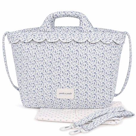 Sac à langer bébé avec tapis à langer maison tender Bleu+Rose 1 - vertbaudet enfant 