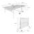 Table de ping pong outdoor, avec 2 raquettes et 3 balles, pour utilisation extérieure, sport tennis de table Bleu+Gris 4 - vertbaudet enfant 