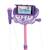 Microphone kuromi sur pied ajustable lumineux avec enceinte, 2 micros et effets vocaux, fonction bluetooth Violet 6 - vertbaudet enfant 