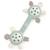 Hochet de dentition sensoriel en silicone jade Vert 1 - vertbaudet enfant 