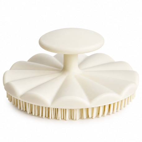 Brosse de massage cuir chevelu bébé en silicone dune Écru 5 - vertbaudet enfant 