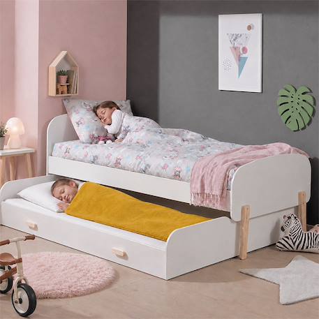 Sac de couchage enfant en coton bio Blanc+Fraise+Honey+Rose+Vert 16 - vertbaudet enfant 