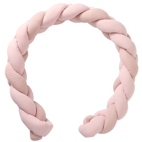 Tresse décorative 3 brins tendance Beige+Écru+Noisette+Rose 9 - vertbaudet enfant 