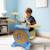 Batterie électronique lumineuse complète avec clavier, cymbales et tabouret bluey Bleu 3 - vertbaudet enfant 
