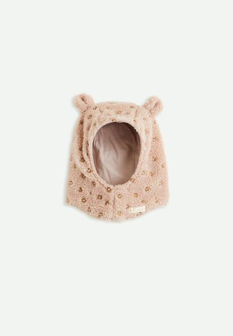 Cagoule bébé en sherpa adele Rose 1 - vertbaudet enfant 