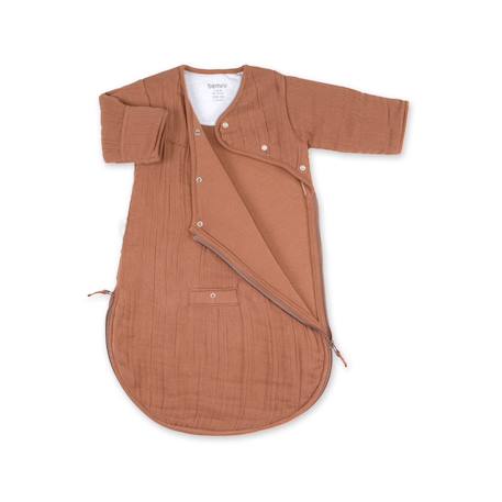 Gigoteuse avec moufles hiver - tog 2.5 douillet d’hiver Amande+Moka+Rosa 4 - vertbaudet enfant 