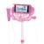 Microphone hello kitty sur pied ajustable lumineux avec enceinte, 2 micros et effets vocaux, fonction bluetooth Rose 6 - vertbaudet enfant 