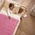 Housse d'edredon en coton bio Blanc+Fraise+Honey+Rose+Vert+Vichy 21 - vertbaudet enfant 