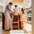 Tour d'apprentissage et tableau montessori bois fsc® Marron - blanc 2 - vertbaudet enfant 