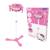 Microphone hello kitty sur pied ajustable lumineux avec enceinte, 2 micros et effets vocaux, fonction bluetooth Rose 1 - vertbaudet enfant 